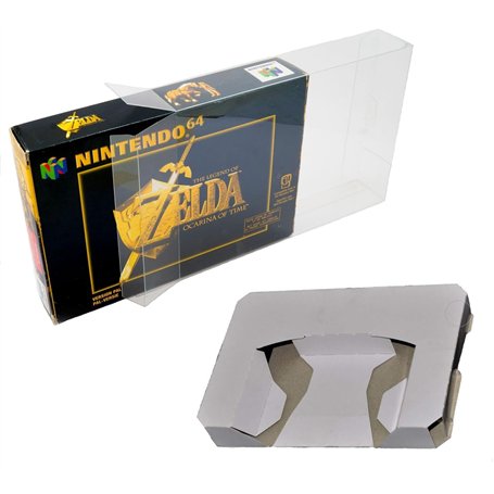 Link-e : Pack de Protection Compatible avec la Console Nintendo 64 N64 : 10 X Boitier et Cale de Remplacement pour Boite de Jeu