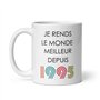 L'Esprit Des Anges Tasse Mug Cadeau Anniversaire 30 ans Femme Homme - Je Rends le Monde Meilleur - Original Personnalisé