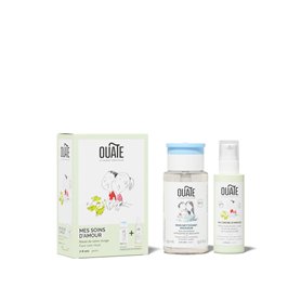OUATE - Coffret Découverte Soin Visage BIO - Mes soins d'amour - 7-8 Ans - 1 Soin Hydratant 50 ml + 1 Nettoyant Visage 150 ml -