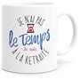 Luigi Collection Mug Humour Retraite Tasse Message Drôle Collègue. Idée Cadeau Original pour Départ en Retraite Retraité Travail