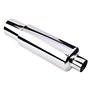 Mota Silencieux Sport Voiture Chromé Tuning 61mm Echappement Accessoire Equipement Inox