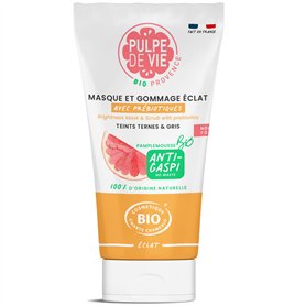Pulpe de Vie - Gommage et Masque Visage éclat Certifié Bio Sucré frappé 75ml - Anti-gaspi ! Pamplemousse..