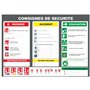 Consignes de sécurité - format paysage