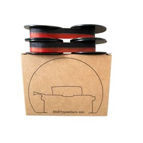 Ruban de machine à écrire (2 x noir & rouge