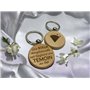 Porte clé en bois gravé Une soeur exceptionnelle est toujours une témoin au top idée cadeau-demande-mariage-evjf-demoiselle d'ho