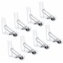 CZ Store®-✮Marque Française✮-Pince Nappe|Lot de 8|✮✮Garantie A Vie✮✮-Fixe Nappe avec Clip à Ressort-Pince Nappe Exterieur en Pla