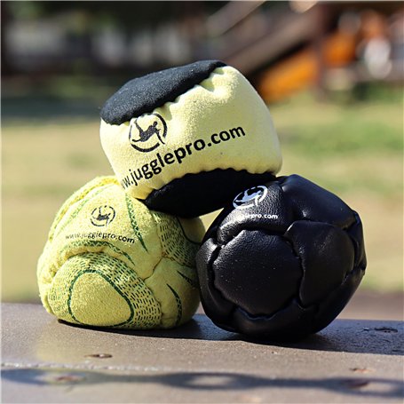 Juggle Pro Footbag Freestyle Lot de 3 Footbag Ultrasuede