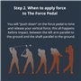 The Force Pedal Mini - Aide à l'entraînement - Augmente ta Vitesse de Club - Améliore ta stabilité pour être Plus précis au Appr
