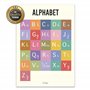 BAMMI 8 Posters Pédagogiques 30x42cm : Affiches Éducatives pour Enfants - Nombres Alphabet Couleurs Jours Mois Saisons Émotions 