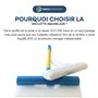NANOPROTECTION Set Raclettes à Vitres AquaBLADE en Silicone avec Réservoir 20cm + 30 cm + mouilleur | Kit Nettoyage de Fenêtre |