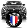 SkinoEu Badge de Capot Avant et pour Coffre Compatible avec BMW Embleme 82 mm 51147057794 Drapeau Francais France Flag en 5