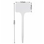 AERZETIX - C73790 - Lot de 10 Pancartes jalons étiquettes de marquage pour plantes et fleurs 15x3.5x5.5 cm - horticulture semis 