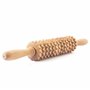 Tuuli Accessories Anti Cellulite Masseur Rouleau de Massage Appareil Maderothérapie Bois 40 cm