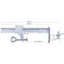 Schneider Fixation de Parasol pour Rampe de Balcon