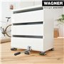 Wagner Jeu de Chariots de déménagement MM 3113 I lève-Meubles + 4 roulettes I pour soulever et déplacer Les Meubles Pendant Le T