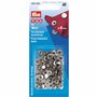 Prym 390363 Lot de 20 mini boutons pression de rechange 8 mm Argent