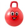 Idena 40093 – Saut Ballon Happy Face, 45–50 cm, Rouge