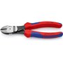 Knipex Pince coupante de côté à forte démultiplication noire atramentisée