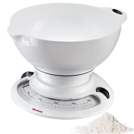 Westmark Balance de Cuisine avec Bol - Ensemble Pratique pour Peser Les Ingrédients pour la Pâtisserie Ou la Cuisine