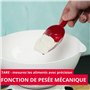 Westmark Balance de Cuisine avec Bol - Ensemble Pratique pour Peser Les Ingrédients pour la Pâtisserie Ou la Cuisine, Empilable,