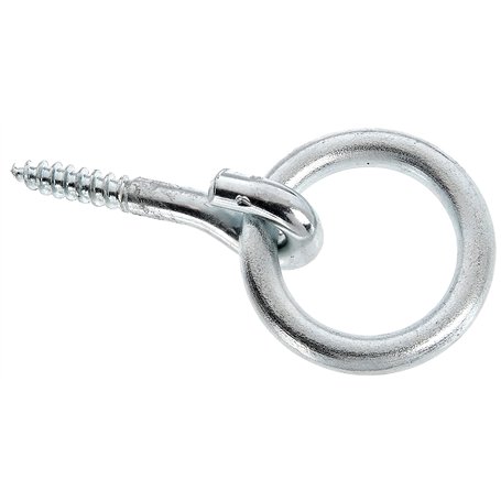 Alberts 204594 Anneau à visser | zingué | à visser | Ø extérieur 65 mm | Ø intérieur 45 mm | Ø du filetage 10 mm | longueur tota