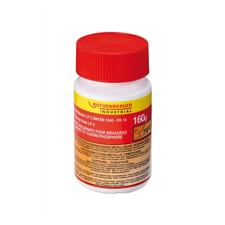ROTHENBERGER Industrial - 035610E - Pâte Flux Industrielle LP5 pour Installations avec Tuyaux en Cuivre