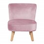 roba Mini Fauteuil Enfant en Velours Lil Sofa - 1 Place - Assise Confortable - Style Scandinave - 48 x 44 cm - Facile à Nettoyer