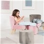 roba Mini Fauteuil Enfant en Velours Lil Sofa - 1 Place - Assise Confortable - Style Scandinave - 48 x 44 cm - Facile à Nettoyer