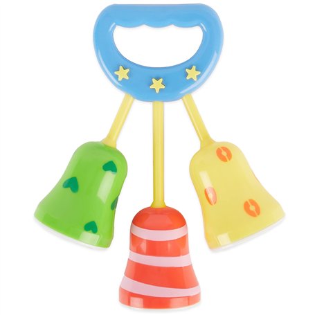 Bieco Hochet Bebe avec des Cloches | Jouet Bebe 3 Mois | Hochet Bebe 3 Mois | Cadeau Bébé | Hochet Dentition Bebe Jeu Bebe Jouet