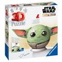 Ravensburger - Puzzle 3D Ball - Star Wars The Mandalorian Grogu - A partir de 6 Ans - 72 pièces numérotées à Assembler sans Coll