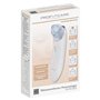 ProfiCare PC-PR 3025 Nettoyeur de points noirs/pores 5 niveaux de puissance, fonctionnement sur batterie, 4 embouts, Blanc