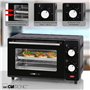 Clatronic MB 3746 Mini-four, capacité 8 litres, chauffage de voûte et de sole, minuterie 60 minutes avec signal de fin de cuisso