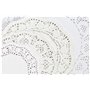 Unbekannt Rayher Hobby 59225102 Lot de 60 Feuilles de Papier Dentelle, Rondes, SB-Btl Blanc
