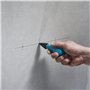 wolfcraft Fraise manuelle avec pointe de marquage I 4316000 I Permet de réaliser des marquages dans les plaques de plâtre ainsi 