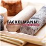 Fackelmann 45861 Coupe fromage en tranches en aluminium avec rouleau et fil de coupe, trancheur à fromage, portionneuse à fromag