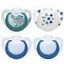 NUK Star Night Tetine pour bébé | 18-36 mois | Apaise 99 % des bébés | Sucettes en silicone sans BPA | Brille dans le noir pour