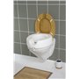 WENKO Réhausseur pour abattant WC Secura - 150 kg capacité de charge, Plastique, 41.5 x 17 x 44 cm, Blanc