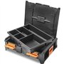 Insert compartimenté - TOOD - 5 cases fixes - Pour coffret professionnel - Emboîtable - 40x30x7 cm
