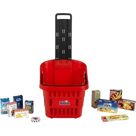 Panier de courses a roulettes garni My Market - KLEIN - 7256 - Des 2 ans