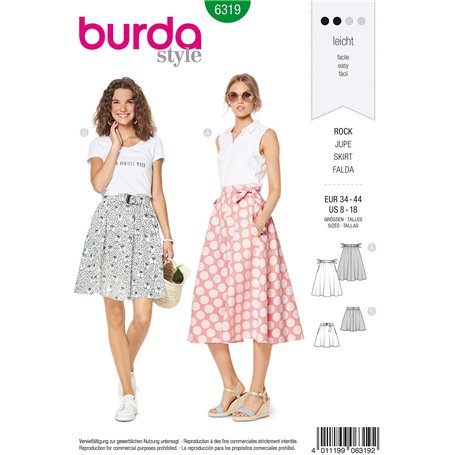 Burda B6319 Patron de Couture