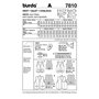 Burda 7810 Patron de couture pour gilet (homme et femme), taille 32-44-44-54