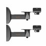 myWall HB7L Lot de 2 Supports muraux universels pour Haut-parleurs