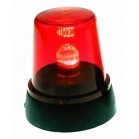 2 lampes de signalisation LED gyrophares rouge