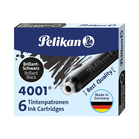 Pelikan 43388 Etui de 6 Cartouches courte standard
