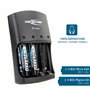 ANSMANN Chargeur de Piles Nickel-Zinc (1 PCE) – Chargeur Piles pour 1 à 4 Piles AA/AAA NiZn – Station de Charge pour Piles ZR03 