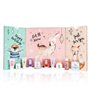 accentra Calendrier de l'Avent Joyeuses Fêtes 2021 pour les filles avec 24 produits de bain, soins du corps et accessoires pour 