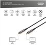 DIGITUS USB-C AOC Hybrid Câble de connexion AV en fibre optique - USB 3.1 - Displayport 1.2 - DP Alt-Mode - Plug&Play - Câble au