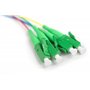 DIGITUS FTTH Drop Cable - monomode - OS2-4 fibres - 4 connecteurs LC/APC - flexion optimisée G.657A2 - LSZH - 50 m de longueur d