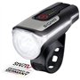 Sigma Aura 80 | Eclairage vélo LED 80 lux | Eclairage Avant à Batterie homologué StVZO avec 4 Modes d'éclairage | Portée d'éclai