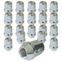 20 écrou de roue M14x1.5 60° col conique fermé HEX 19mm compatible avec Chrysler
